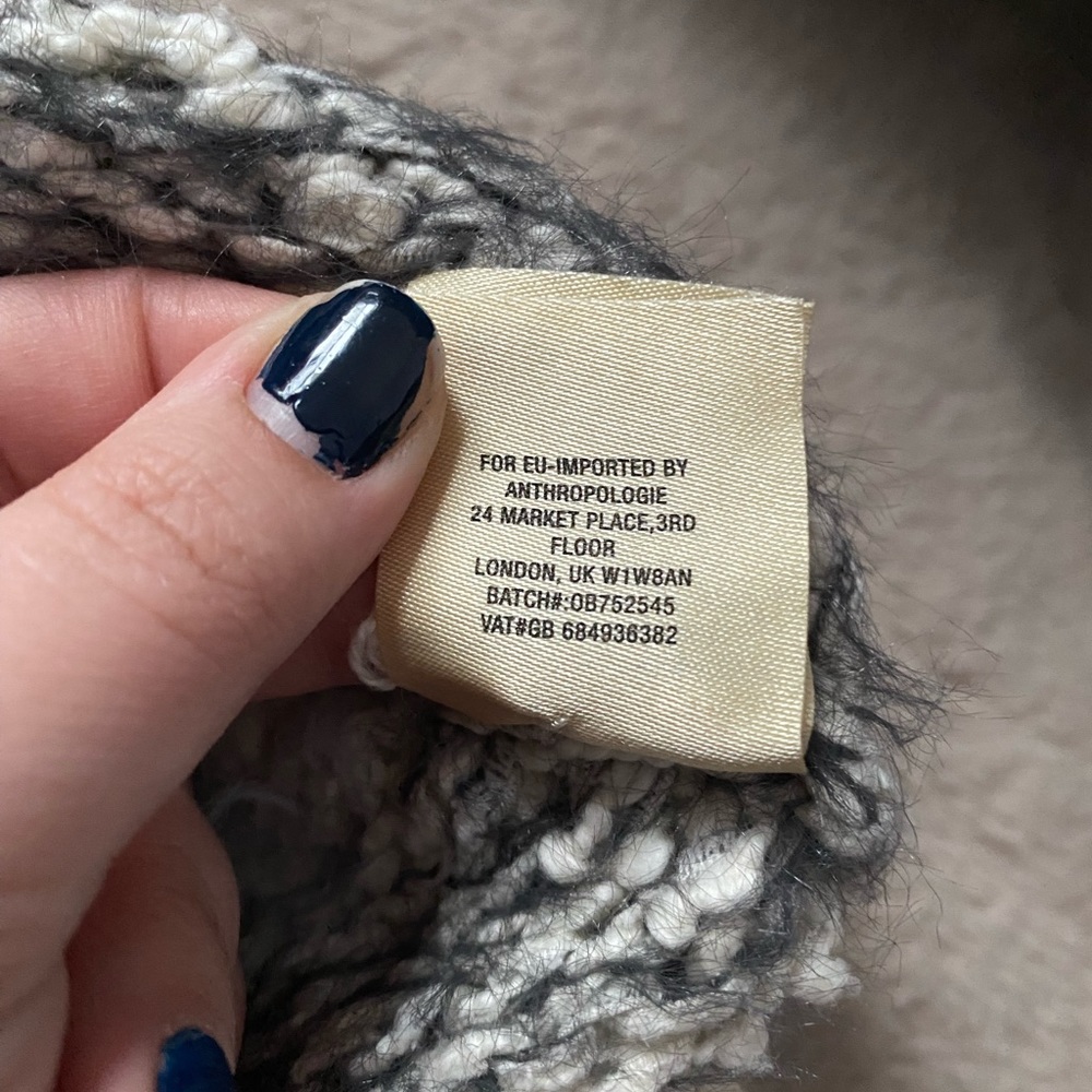 Anthropologie Meadow Rue Kennedy Fuzzy Knit Stripe Back Bow Sweater sz M Orange - Picture 8 of 11